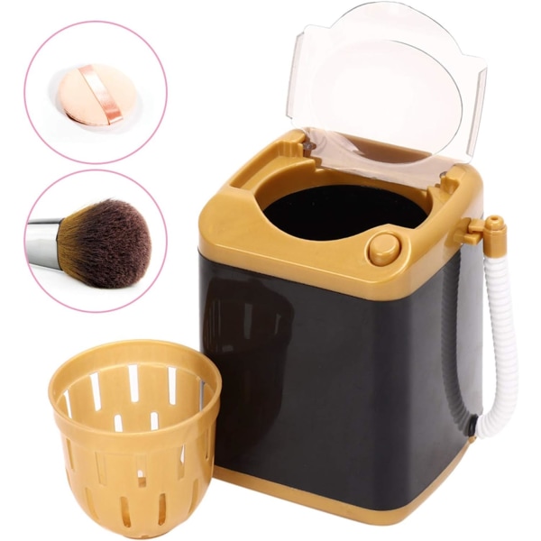 Sminkborste Mini Tvättmaskin, Automatisk Rengöring Tvättmaskin Makeup Brush Cleaner Device