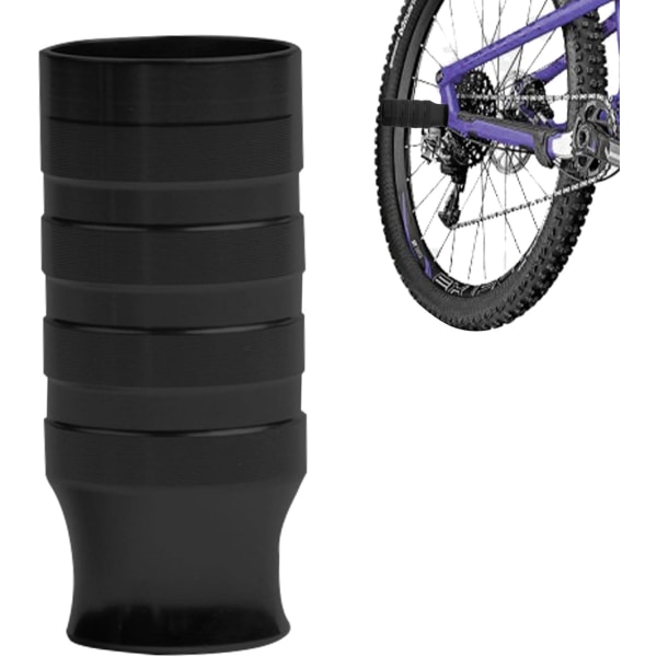 Lampfäste för cykelhjul, cykellamphållare i aluminiumlegering, Cykel HubExtender förlängningsljusfäste black