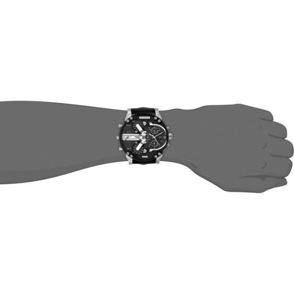 Chronograph Watch - Mr Dz7313 For Men Svart