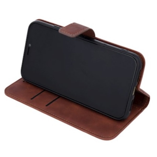 Plånboksfodral iPhone 13 PRO Eko Läder Cognac