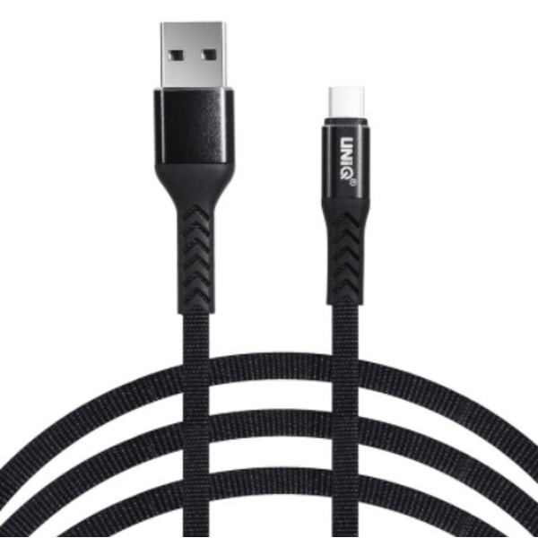 TUNIQ Laddkabel USB till USB-C Svart 1 Meter