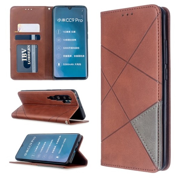 Plånboksfodral Xiaomi Mi Note 10 Business Brun/Grå
