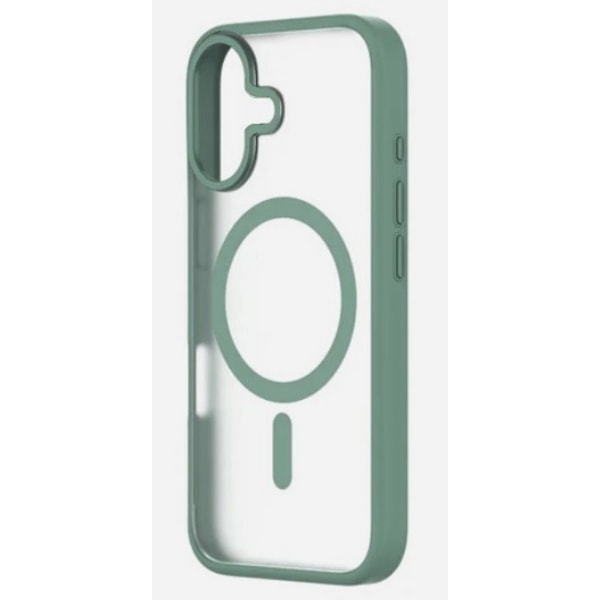 iPhone 16+ (16 Plus) Magsafekompatibelt Skal Transparent / Grön
