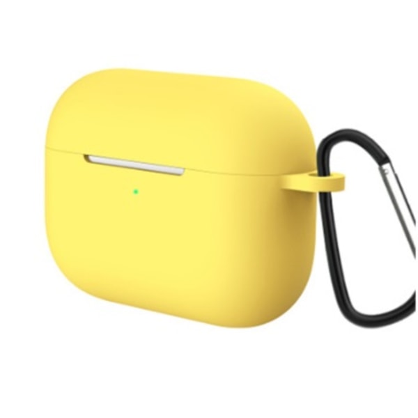 Airpods PRO Skal/Fodral Gul med Karbinhake