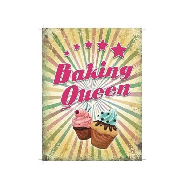 Skylt Baking Queen