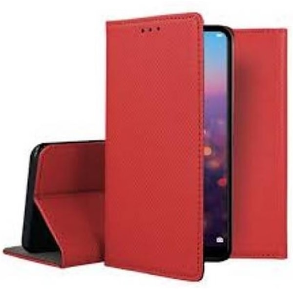 Flip Cover Fodral Samsung Galaxy m20 Röd