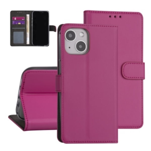 Plånboksfodral iPhone 13 Mini Rosa med Ställ