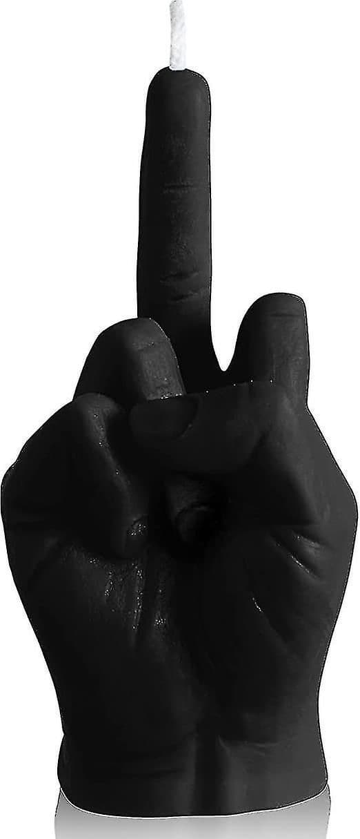 Kreative duftlys formet som en langfingergest black