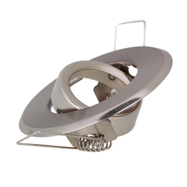 2-pack MR11 Downlight-armaturer med 70 mm lamphållare i satinkrom