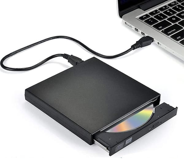 Extern DVD-enhet med CD-brännare (combo), USB-gränssnitt