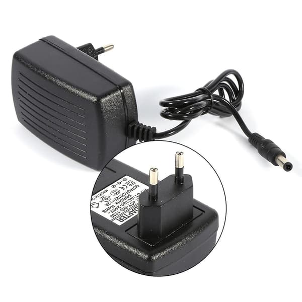 AC 100-240V til DC 12V 3A strømforsyningsadaptertransformator for LED-stripelys EU-plugg