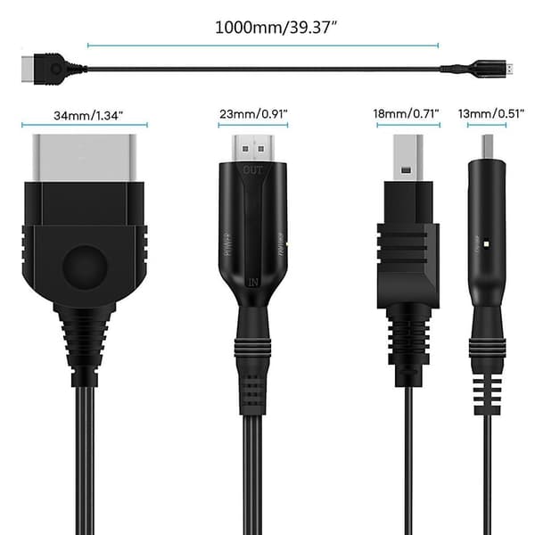 Xbox-HDMI-yhteensopiva videomuunninsovitin teräväpiirtolinkkikaapeli