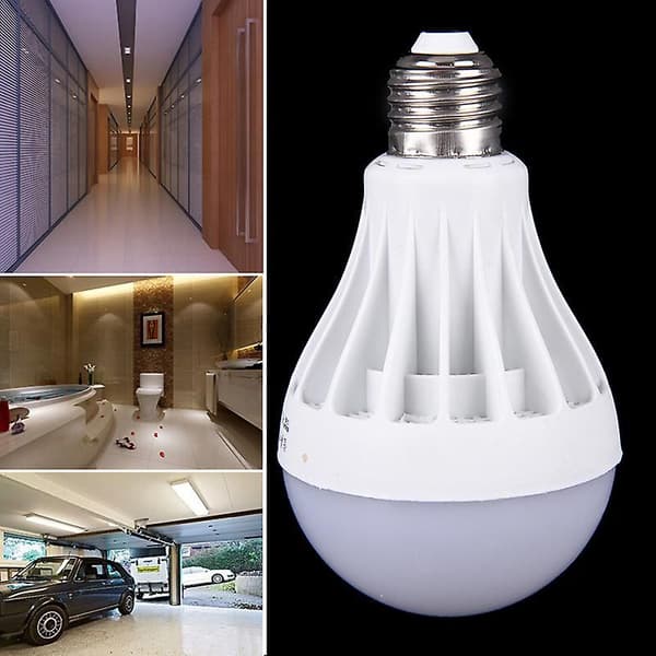 Bevegelsessensor LED-pære med lyd-/stemmeaktivering kompatibel med 220/110V 5w