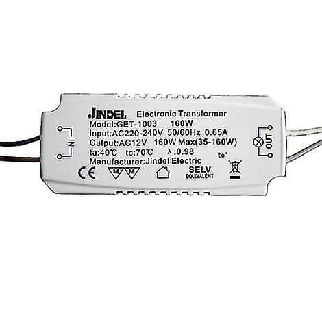 Halogen Transformator 220-240V till 12V 160W GET-1003