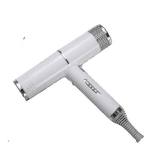 Kraftfull jonisk hårtork 1300w kompatibel med hemsalong White