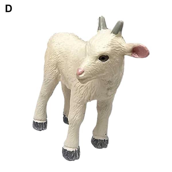 Djursmodell Härlig form Samlarobjekt Pvc Simulering Getmodell Figur Kompatibel med present E