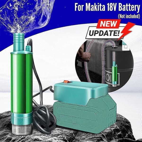 Makita 18V Batteri Elektrisk Vatten-, Bränsle-, Olje-, Dieselpump