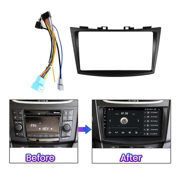 Bilradio Dashbordpanelramme Strømledning Canbus Kompatibel med Suzuki Swift 4 2011-2015 Frame Cable