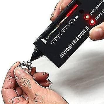 Högprecisionsdiamanttestare Professionell Juvelerare (svart diamanttestare)
