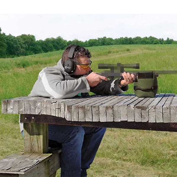 Front- og bakstøtte rifle sandsekk uten sand hagle tilbehør GRÖN