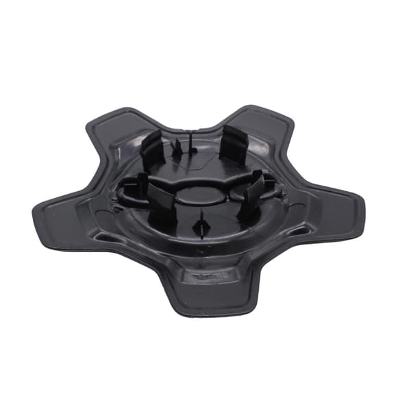Sort alufælg centerkapsel tilbehør kompatibel med Fiat 500x Black 15x15x3cm