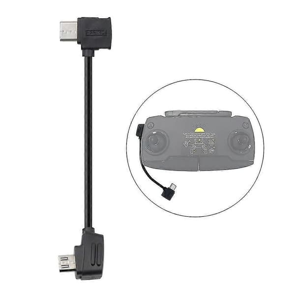 Type-C-kabel datakabel kompatibel med DJI Mavic Mini/Mavic Pro/Mavic Air/Spark fjernkontroll