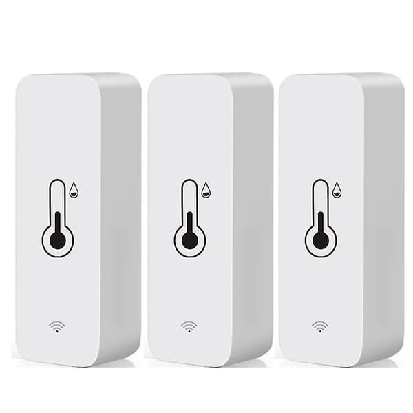 3x Tuya WiFi temperatur- og fugtighedssensor indendørs termometer hygrometer SND