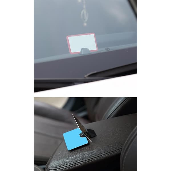 Multifunktionel Kort Billet Holder Auto Bil Id Ic Klips Sort Instrumentbræt Dør Klæbende Klips Bil Styl