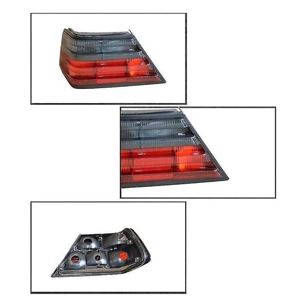 2 stk. baklykter til bil, kompatible med W124 E-klasse E 180 E200 1985-1996, uten pære