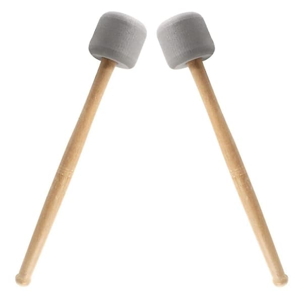 4 stk. skumhoved trommestikker kompatible med marchorkester percussion