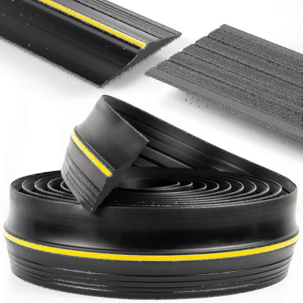 Garageportströskeltätning - DIY vädertätning, 3m längd, 89mm bredd, gummimaterial