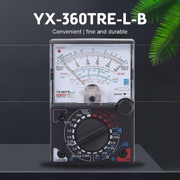 DC & AC Yx-360tr Analog Mätare Multimeter Multitester Säkring Diodskydd