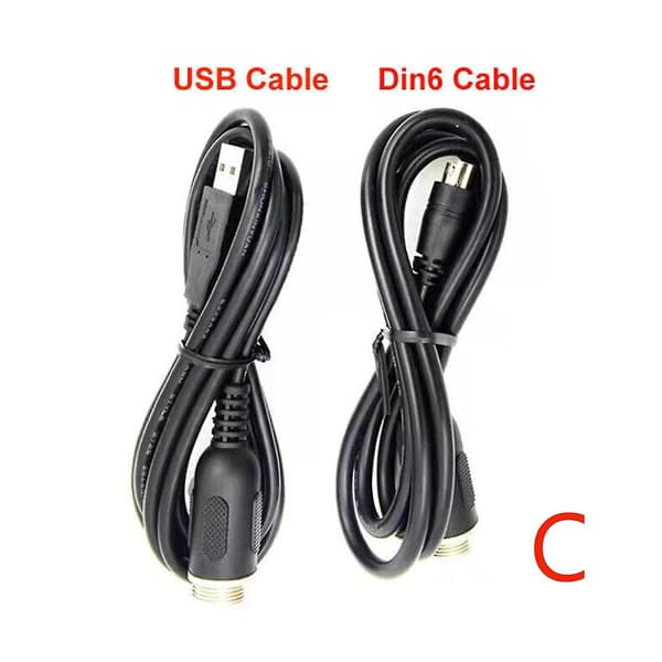 1 st din6-usb-kabeladapter för Thrustmaster Th8a-anslutning passar Tssh Tssh+/ Present 1 uppsättning