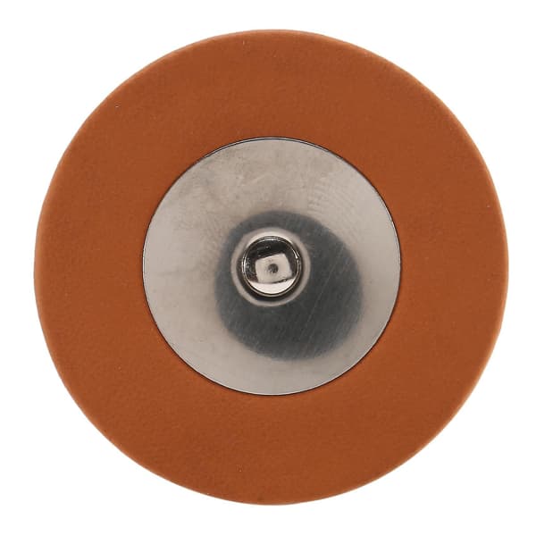 25 stk. lærtenorsaksofonputer, oransje, for utskifting, treblåseinstrument brown