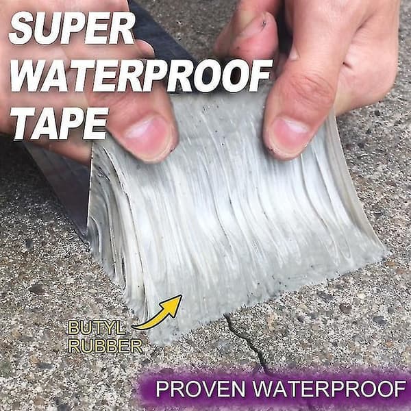 Super vanntett tape, butylgummi 15 cm x 5 m
