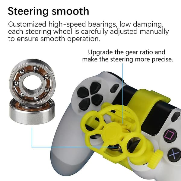 Mini rat til controller racer spil rat controller Röd