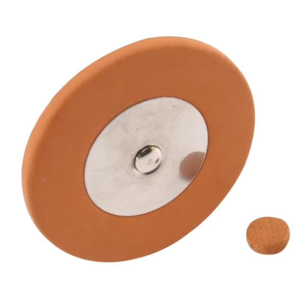 25 stk. lærtenorsaksofonputer, oransje, for utskifting, treblåseinstrument brown