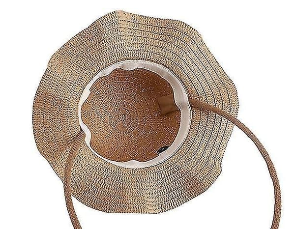 Kaninsommarhatt för barn med rörliga öron Pink