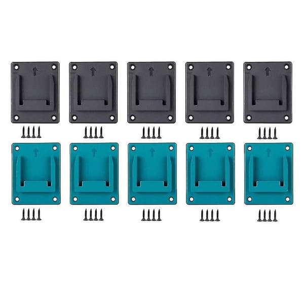 10st Väggfäste Kompatibelt med Makita 18v Batteri