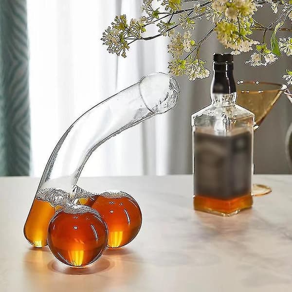 Glas karafler kompatible med alkoholudstilling