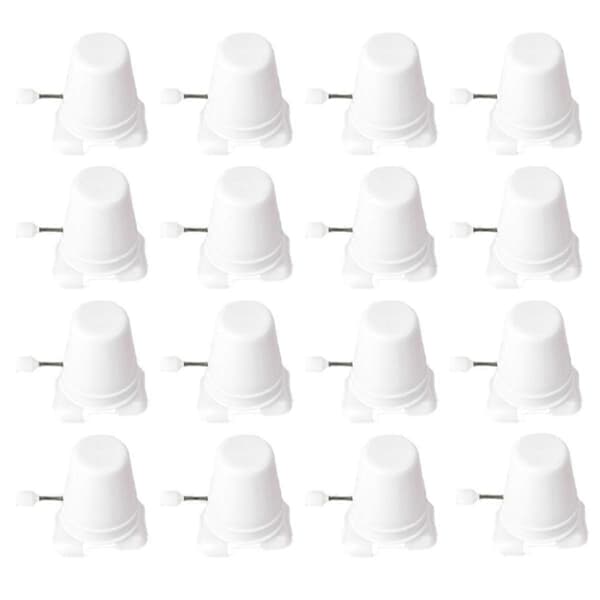 40 st urverksrobotar för barn, uppdragbar leksak, rörelsemekanism, leksaker för skojs skull White
