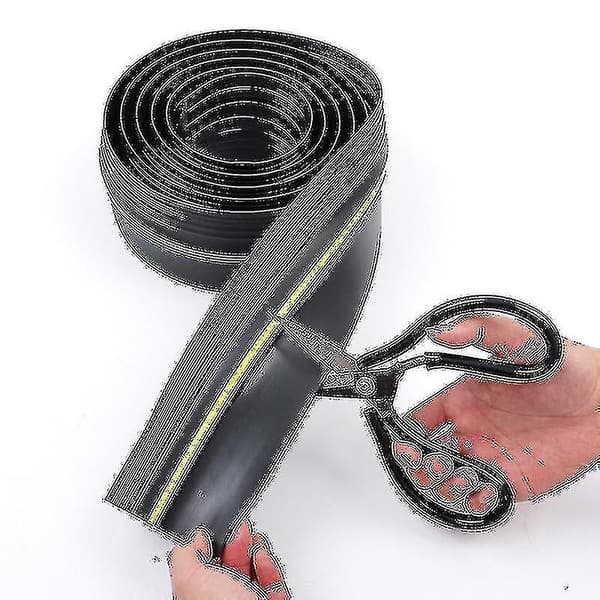 Garageportströskeltätning - DIY vädertätning, 3m längd, 89mm bredd, gummimaterial