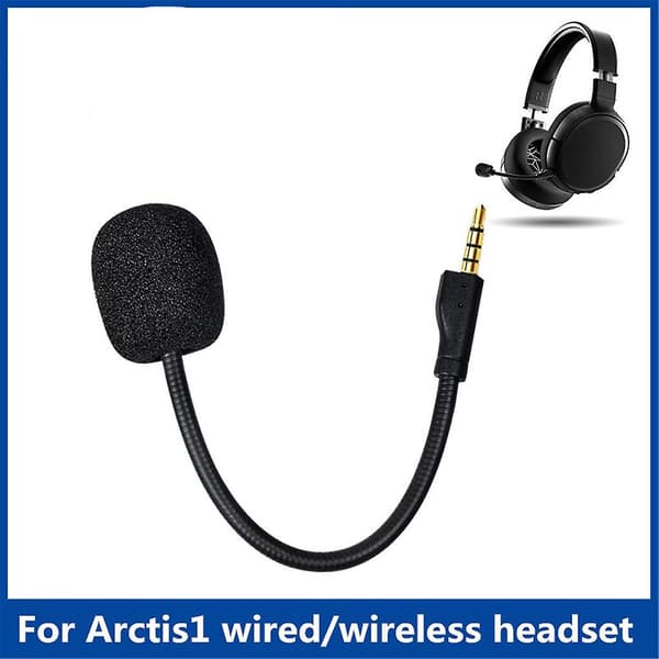 Avtakbar bommikrofonerstatning for Steelseries Arctis 1 hodetelefoner