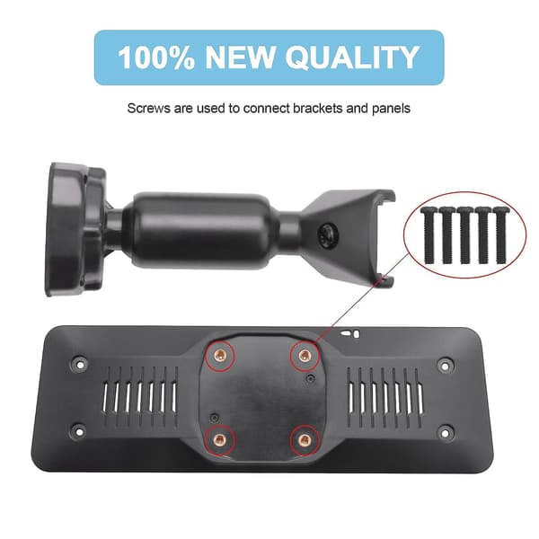 1x Bil DVR Innvendig Bakspeil Monteringsbrakett Bakplatepanel black