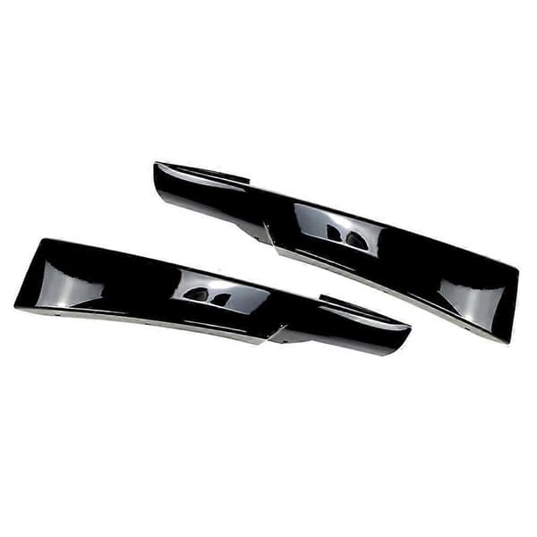 Glanssvarta främre stötfångarläpphörnsplitters kompatibla med BMW E90 E91 LCI M-Tech 2009-2013