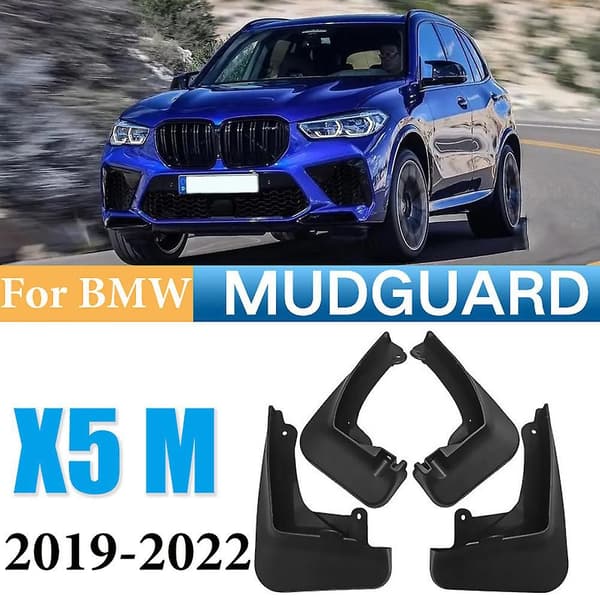 4st Stänkskydd kompatibla med BMW X5 M Sport 2019-2022