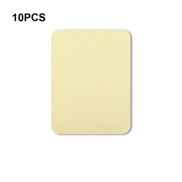 10 stykker strygemærker kompatible med tøjreparation syartikler kompatible med light yellow