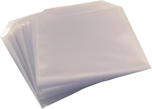 50-pak klare CD DVD-diskcover-ærmemappe 80 mikron