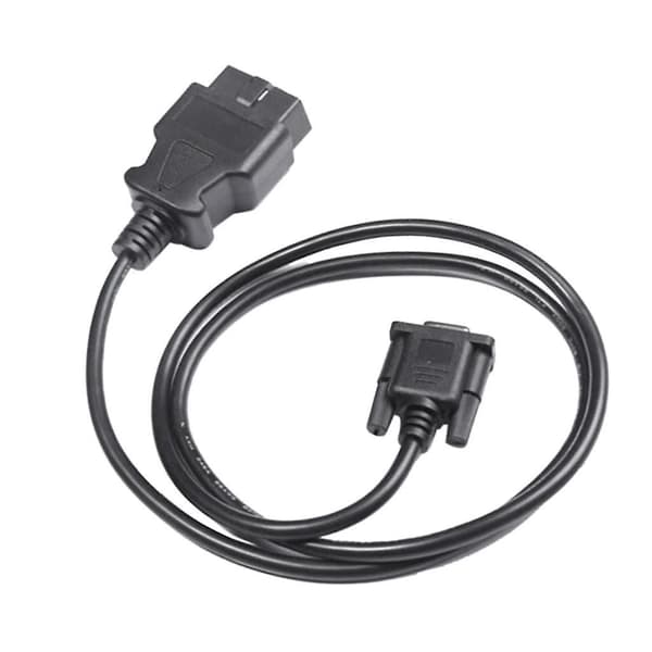 Obd2 16-pin til Db9 9-pin seriell port Rs232 Obd2 adapterkabel bildiagnose