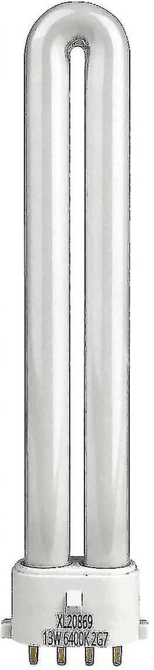 Xtralite 13w CFL dagslyserstatningspære 4-pinners 2g7-base -6400k